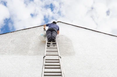 Peinture extérieure au Tilleul-Lambert — façades et ravalement